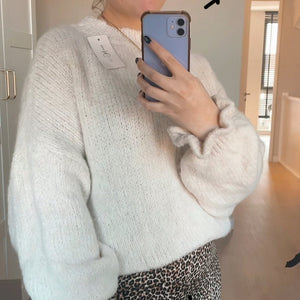 Luna Knit Off White