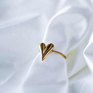 Twisted Heart Ring