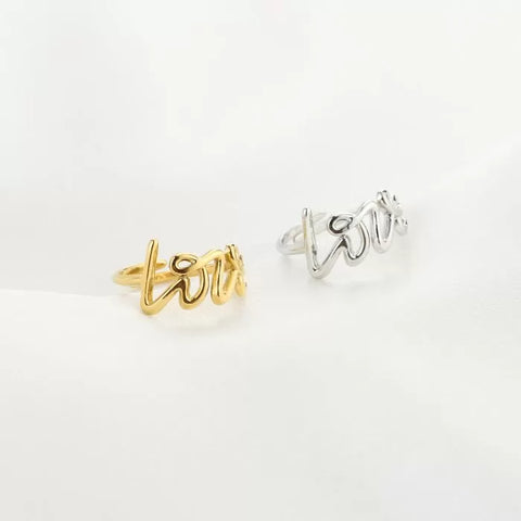 Statement Love Ring